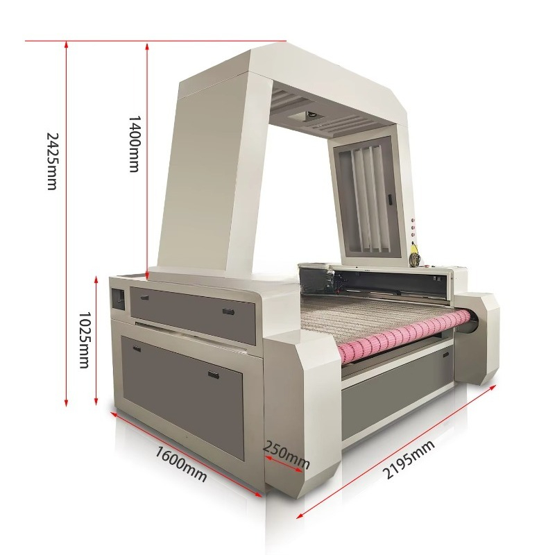 Industrial Laser Fabric Cutter - Maszyna do cięcia laserowego z kamerą