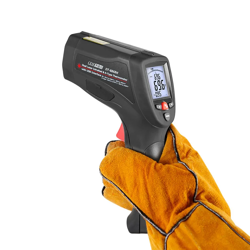 Industrial Laser Brands - Profesjonalny termometr na podczerwień Premium DT-8868H