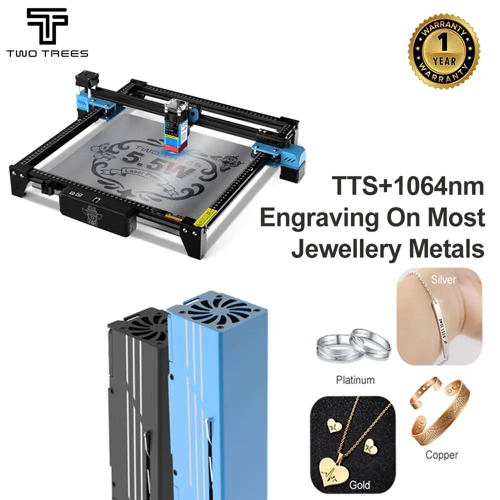 TWOTREES TTS-55 maszyna do gra – Industrial Laser Machines recenzja i cena