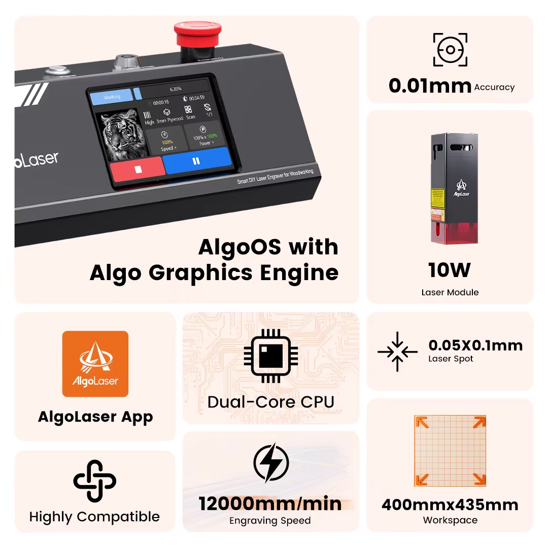 Algolaser DIY Table 40*43cm CN – Industrial Laser Table recenzja i cena