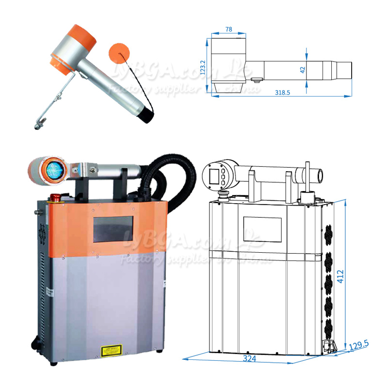 LY-LCG100A 100W Laserowa Maszy – Industrial Laser Cleaning Machine recenzja i cena